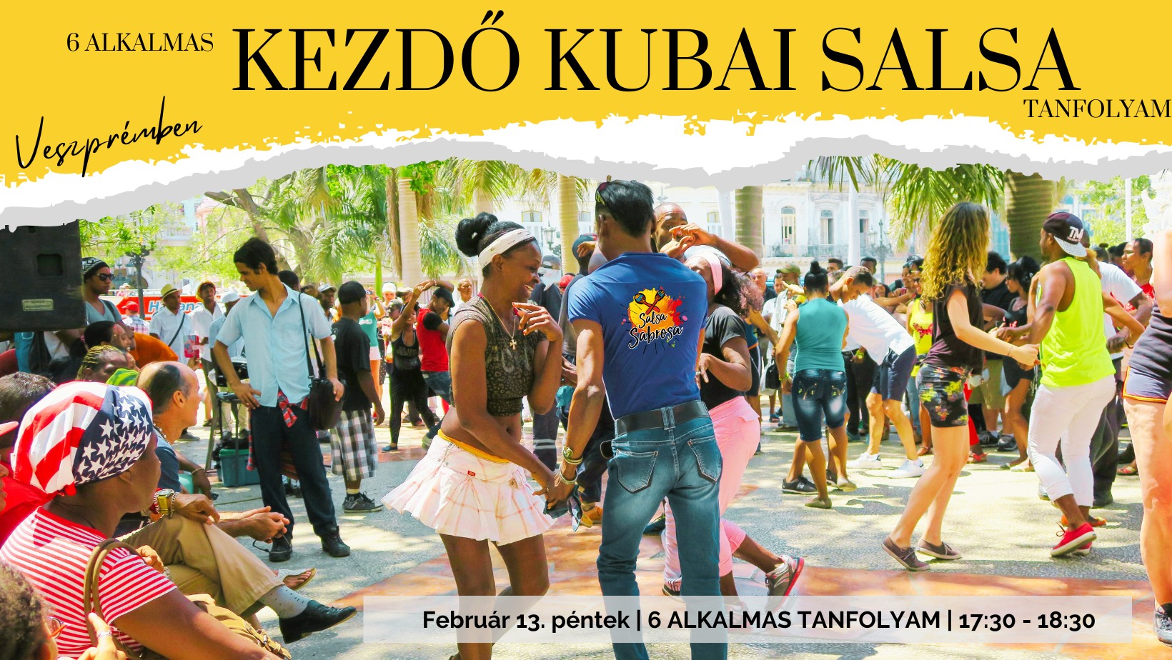 6 alkalmas KEZDŐ kubai salsa tanfolyam Veszprémben!
