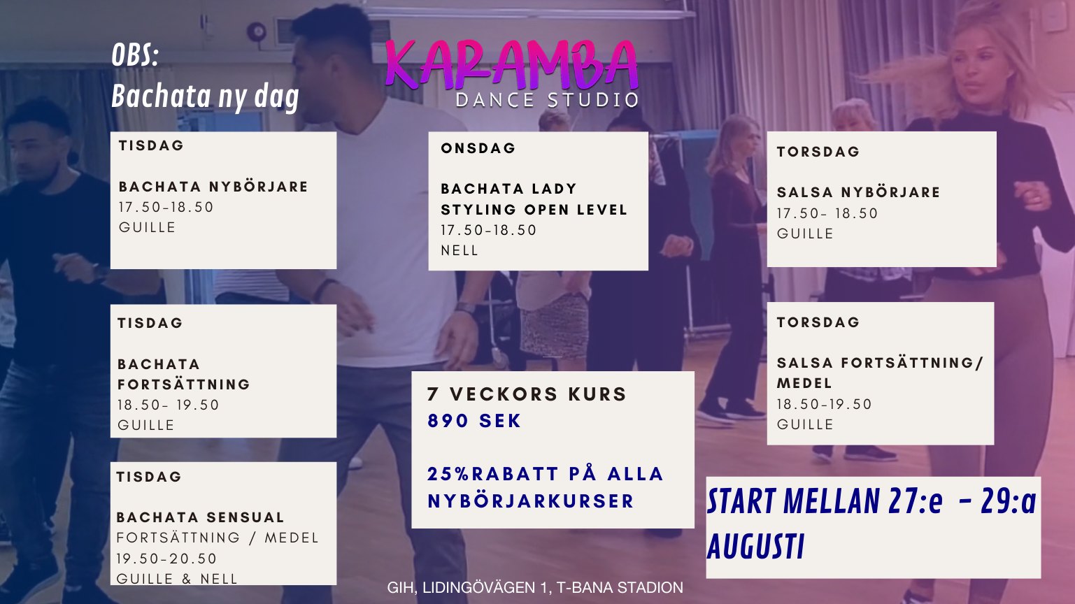 Nya Höst terminskurser omgång1