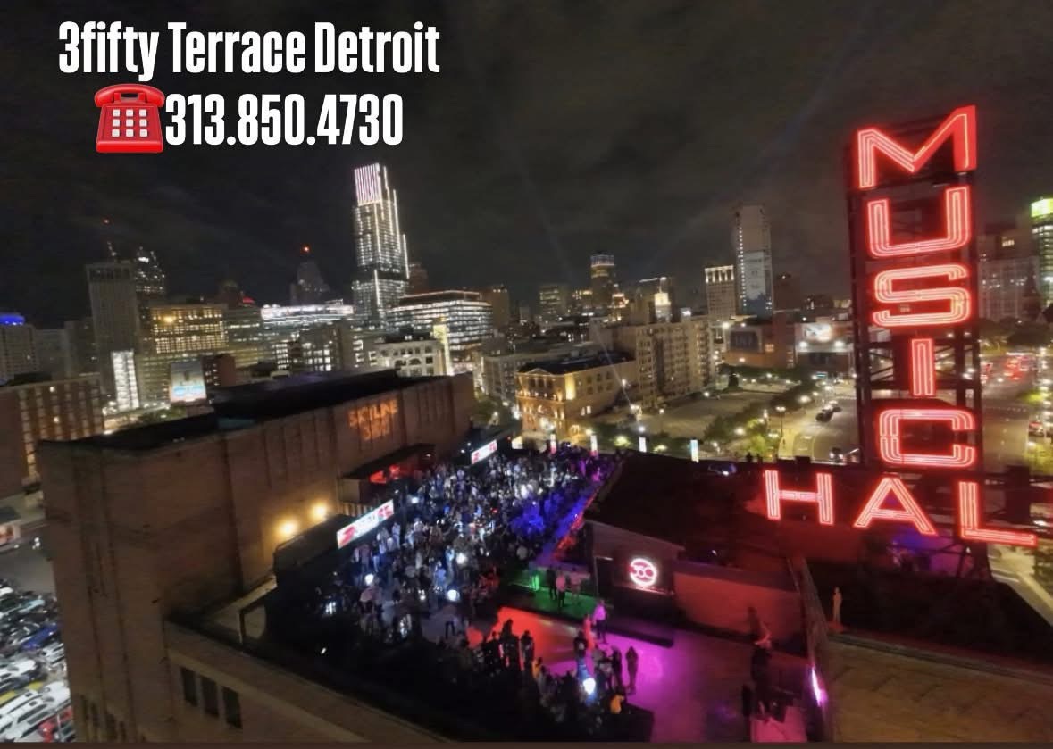 Perreo Rooftop Fiesta 3Fifty Terrace Detroit