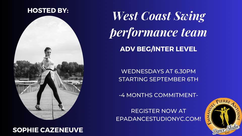 West coast swing performance team