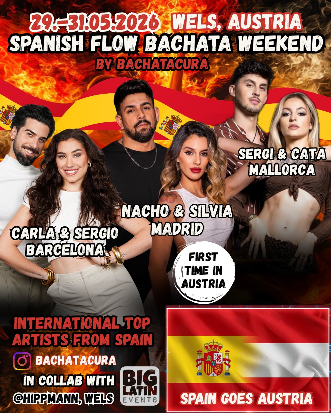 Spanish Flow Bachata Weekend by Bachatacura