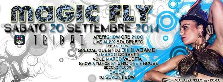 Sabato 20 Apericena a LIVE - DISCO +Salsa al Magic Fly