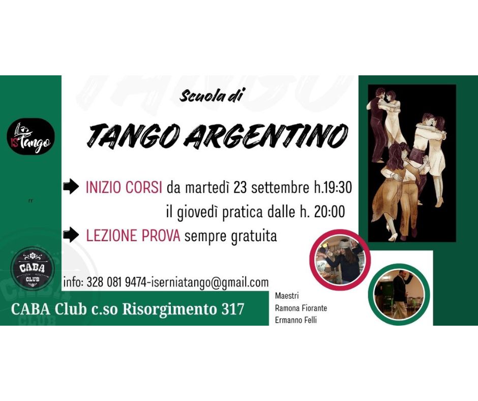 Scuola di Tango Argentino - Lezione prova gratuita