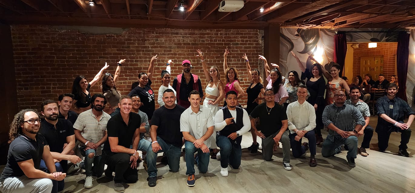 Saturday Cigar bar in sf Salsa class Bachata Class & live band
