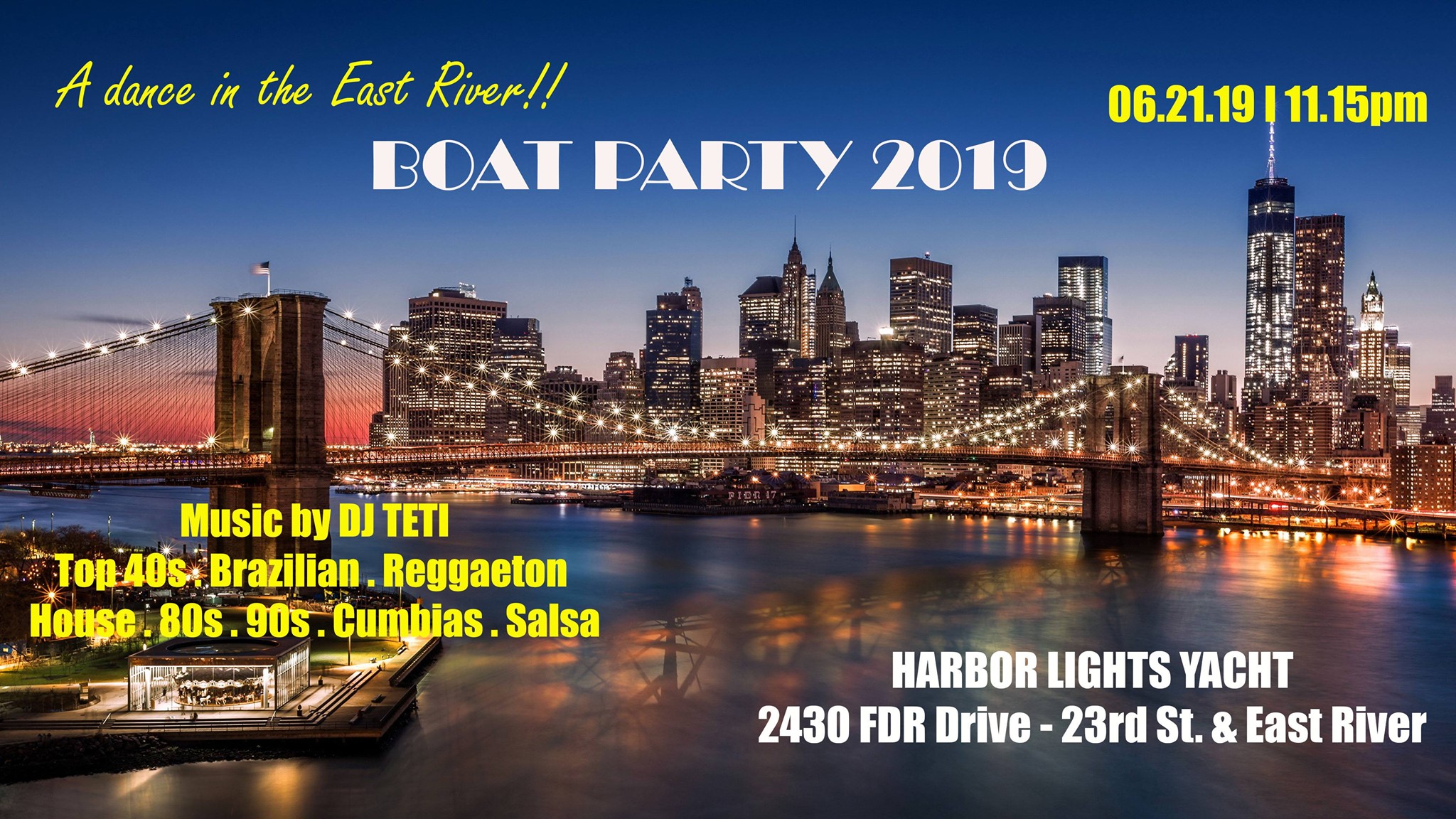 Boat Party 2019 in NYC