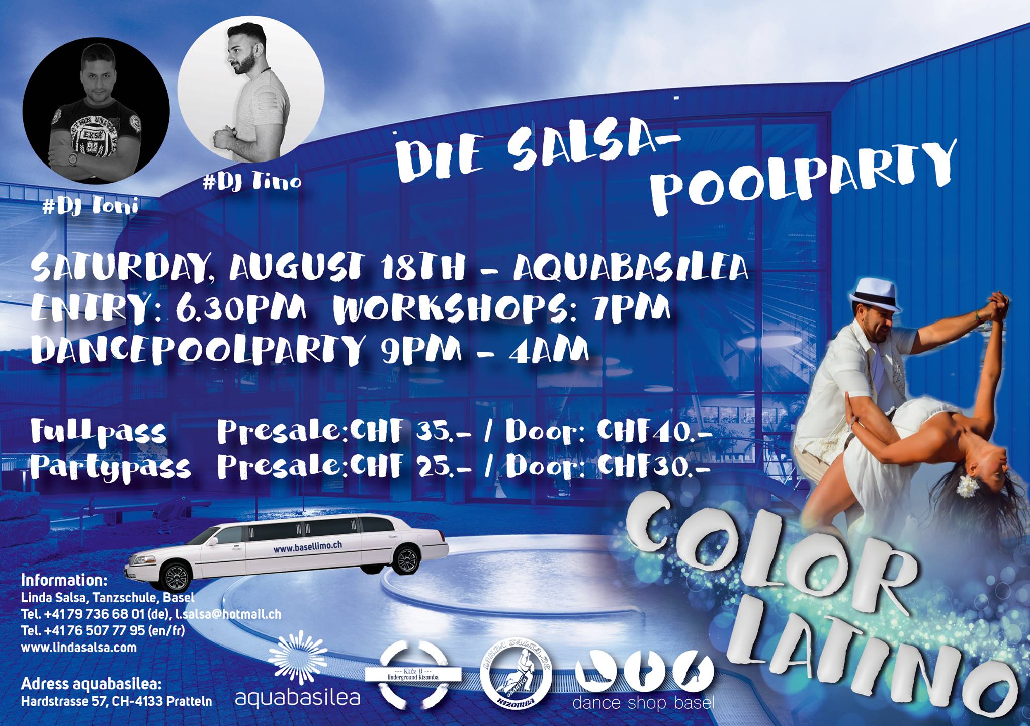 Save the DATE SALSA@Aquabasilea 18.08.18