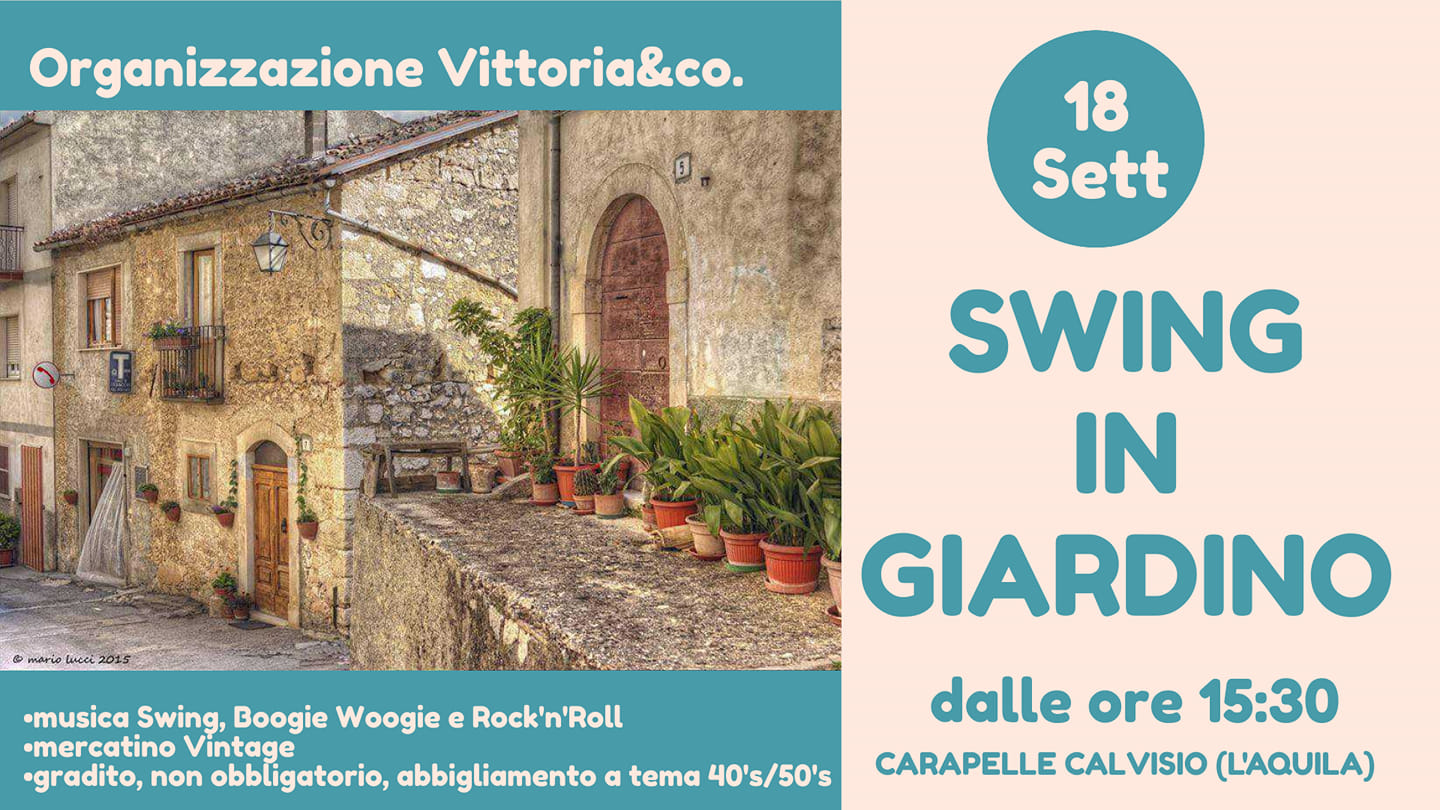Swing in giardino