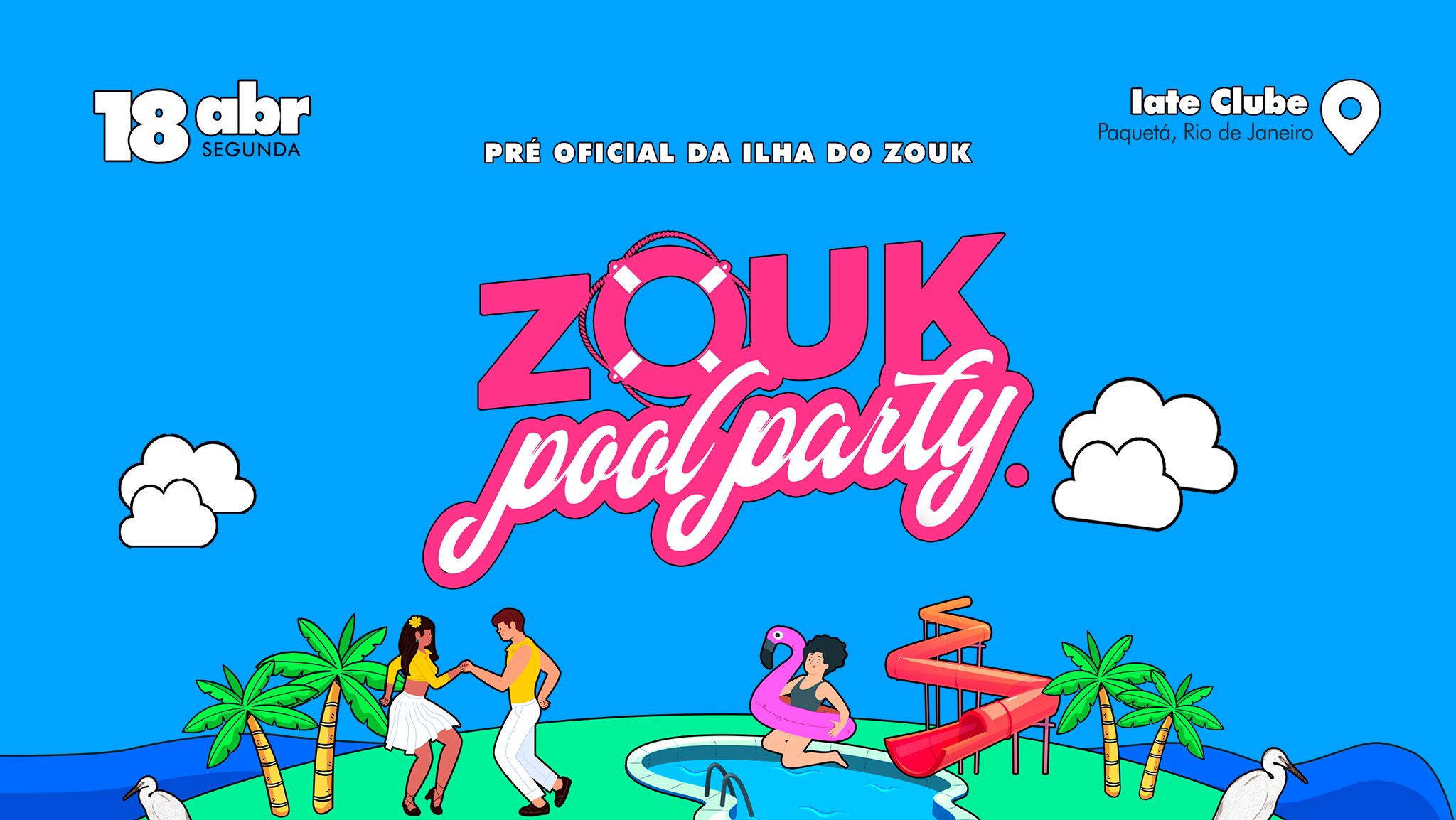 Zouk Pool Party in Paquetá!