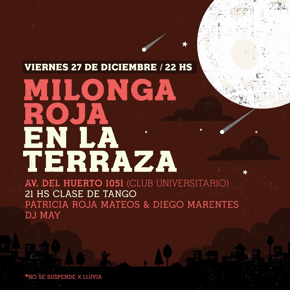 Milonga ROJA en la TerraZa