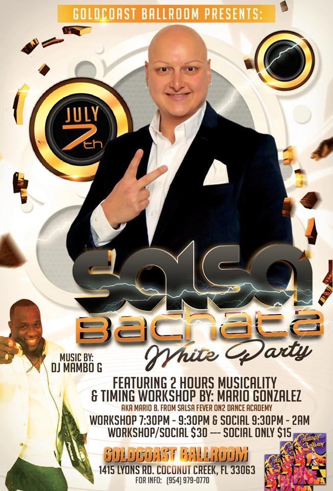 Goldcoast Salsa Bachata White Party
