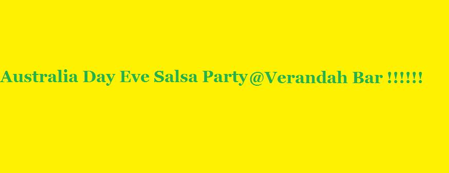 Ozy Day Eve Salsa Party !