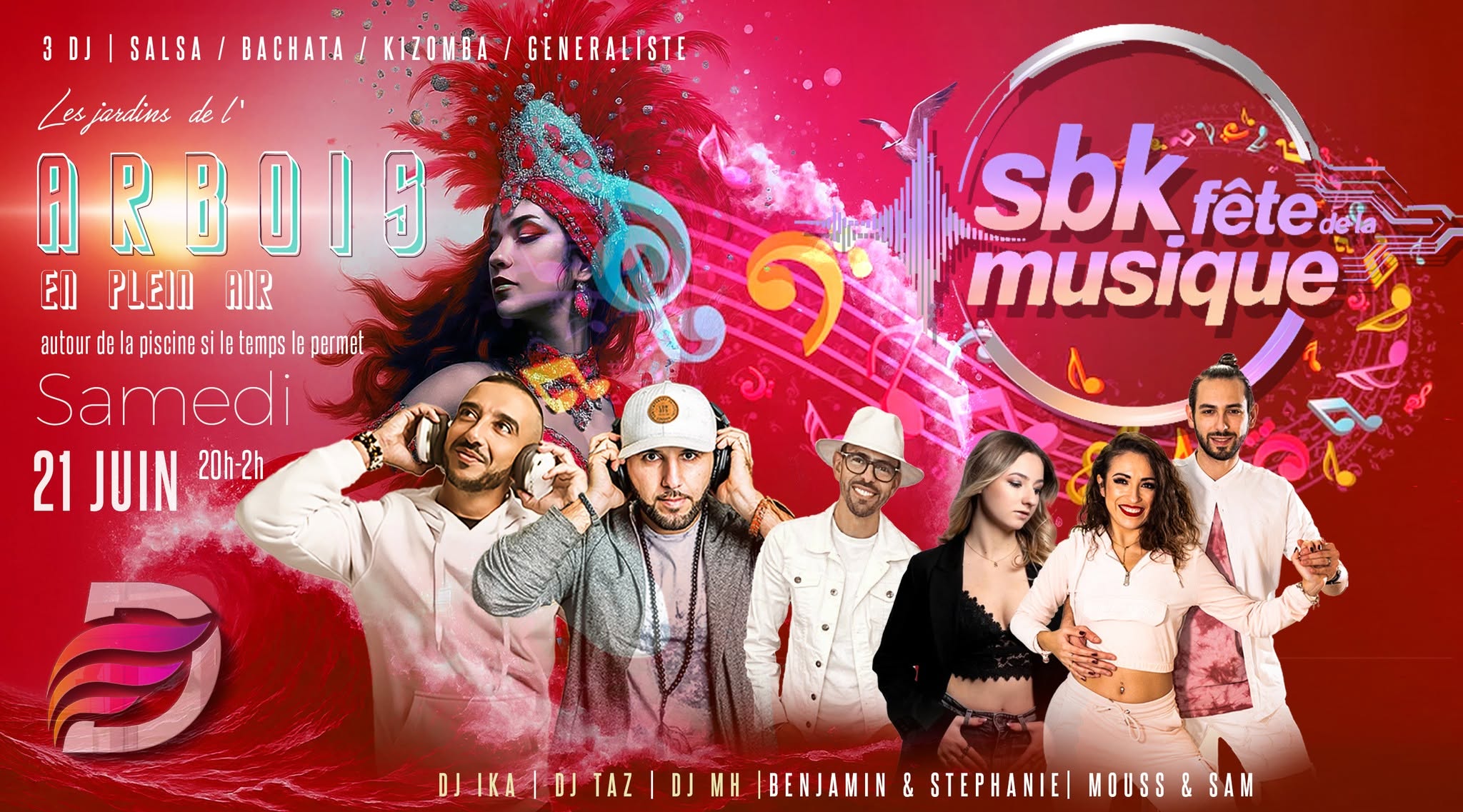 SBK de l'ARBOIS Special FĂȘte de la musique - Samedi 21 Juin