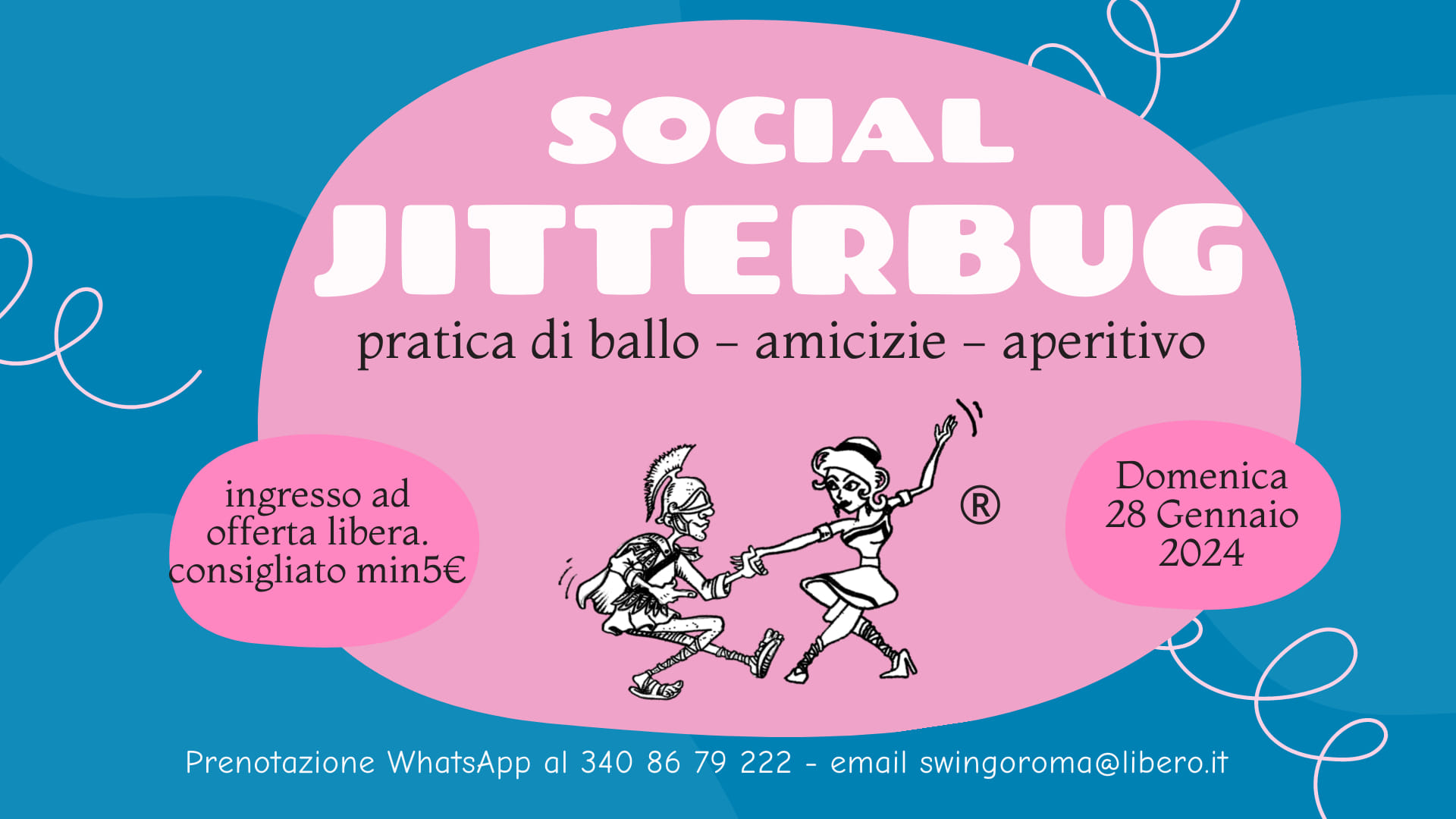Social Jitterbug - pratica di ballo - amicizie - aperitivo