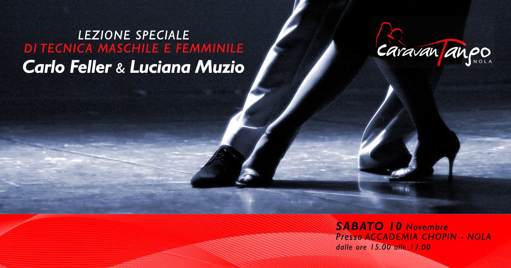 Lezione Speciale di tecnica di TangoM F con L. Muzio e C. Feller