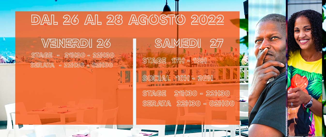 RIMINI KIZOMBAFRO WEEKENDER 2022 I KNZO MENDY I DIRETTAMENTE DA PARIGI
