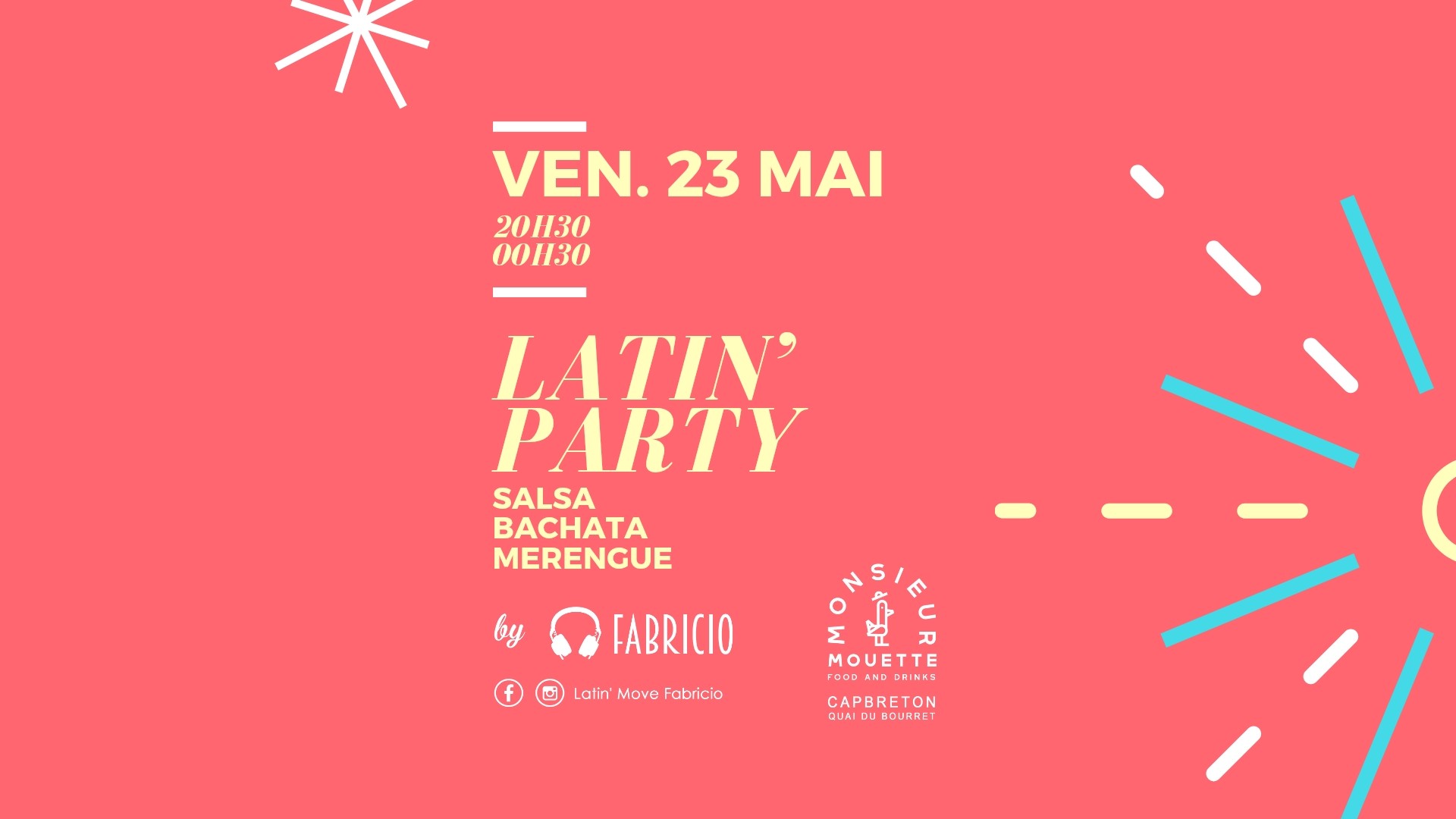 LATIN'PARTY à Capbreton- Salsa Bachata Merengue