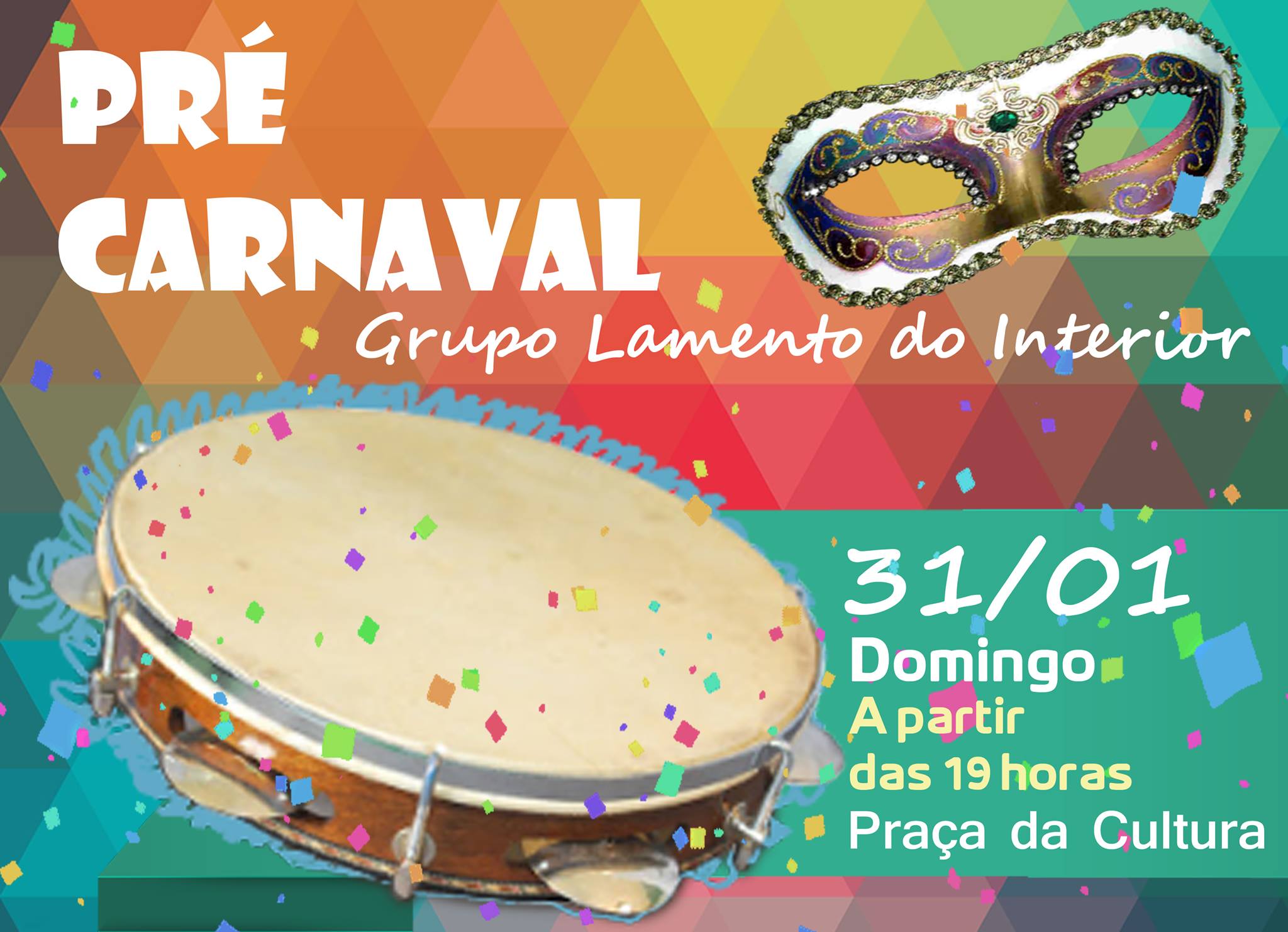 Pré CARNAVAL com o Grupo Lamento do Interior