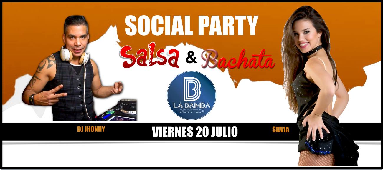 Social Party Salsa Vs Bachata - Viernes 20 Julio