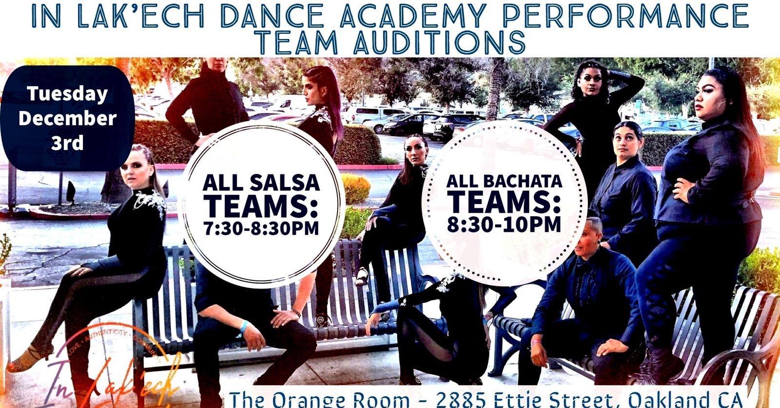In Lak'ech Dance Academy Auditions