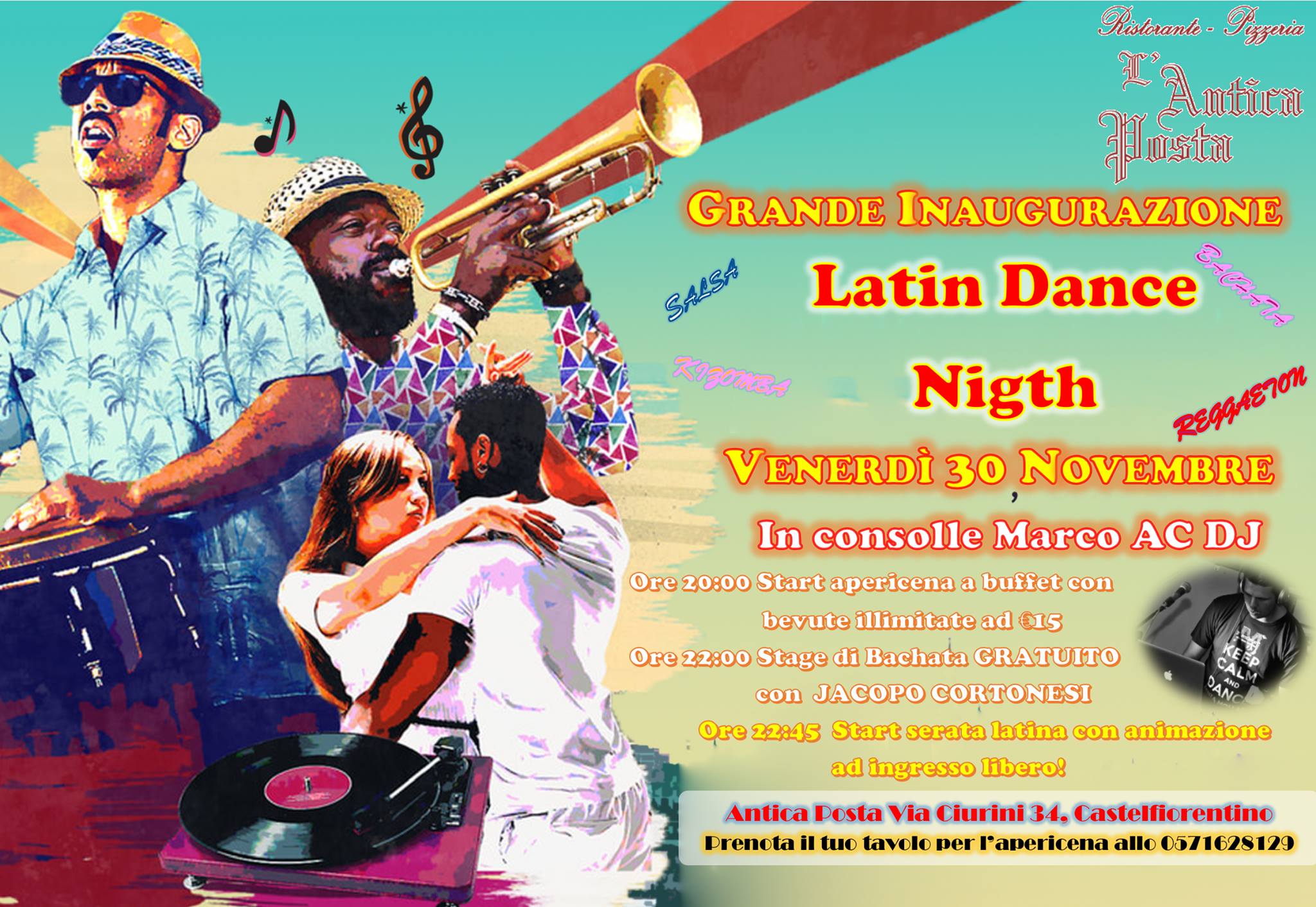 Latin Dance Nigth all'Antica Posta Castelfiorentino