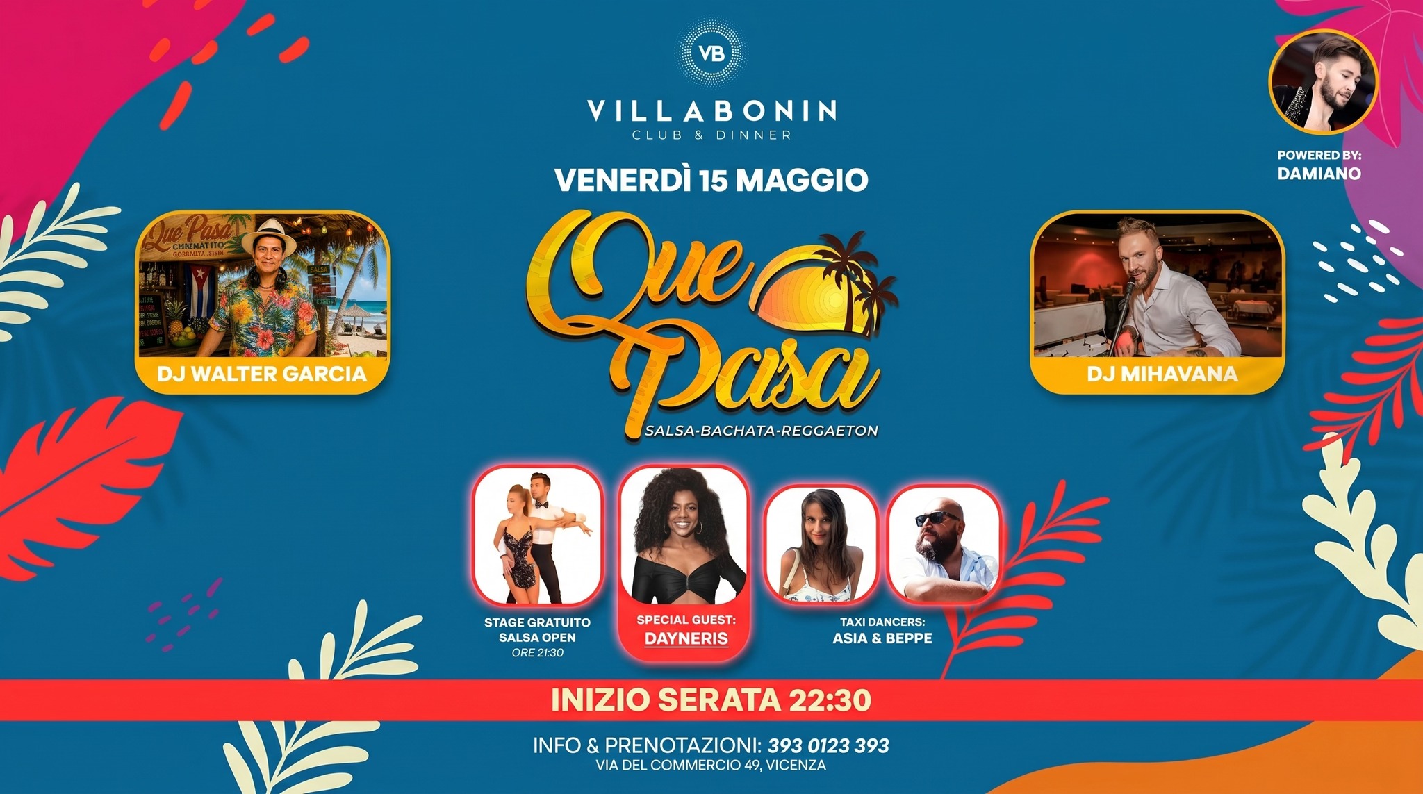 QUE PASA - Salsa Bachata Reggaeton @VillaBonin