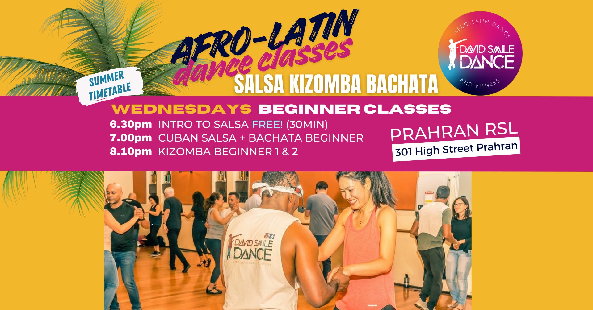 WEDNESDAY NIGHT SALSA - KIZOMBA - BACHATA - BEGINNER π₯