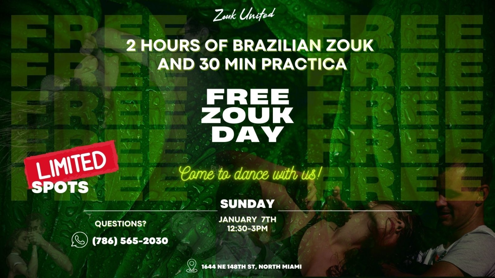 Free Latin Dance Zouk Day