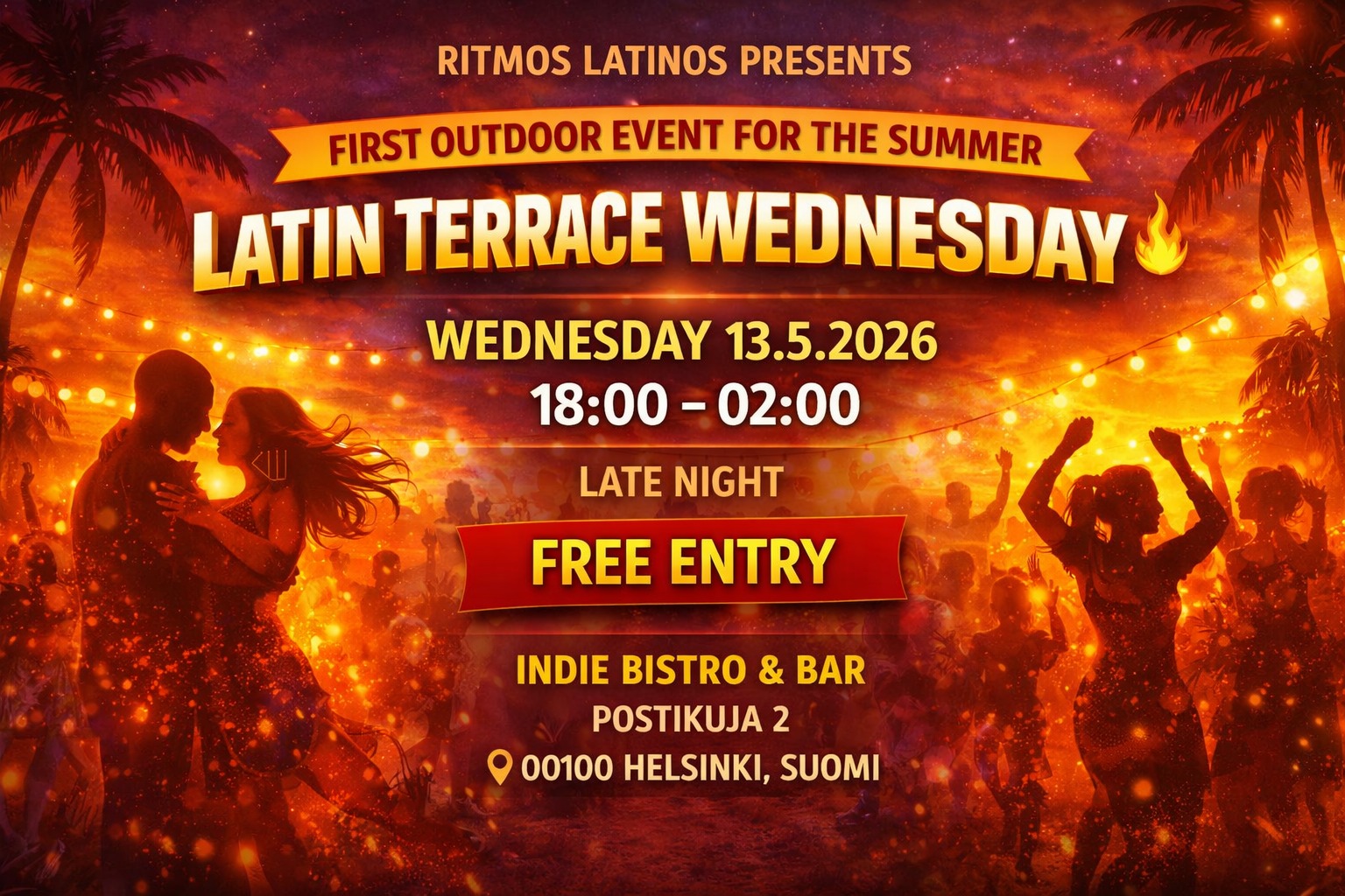 Latin Terrace Wedensday