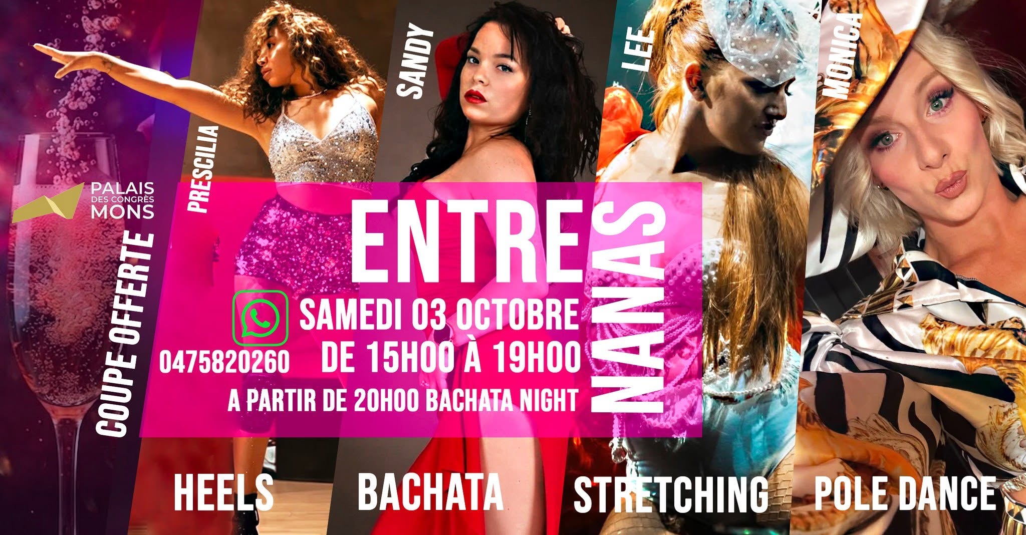 🌸 ENTRE NANAS L'Événement 100% Girls au Palais des Congrès de Mons !🌸