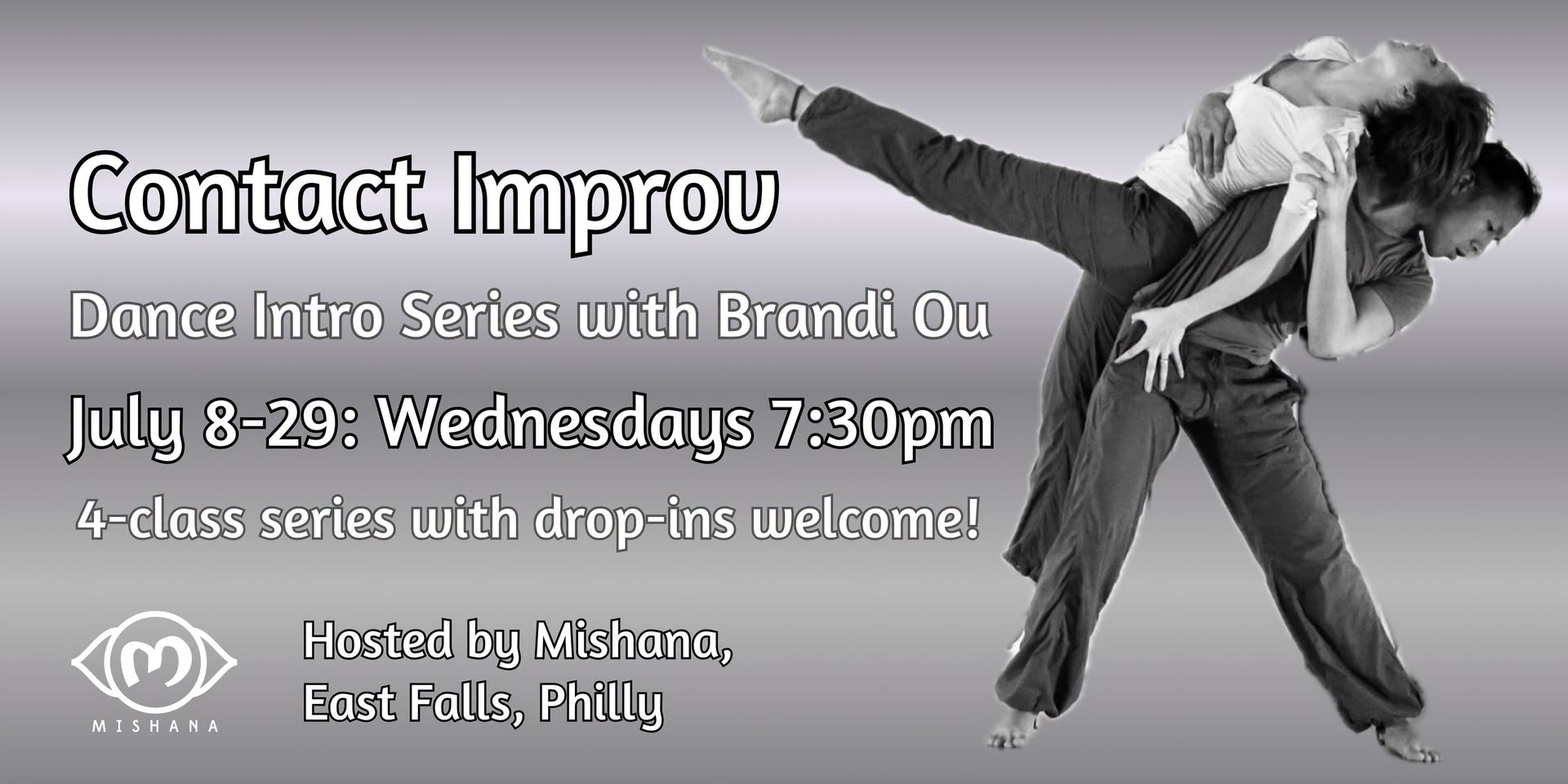 Contact Improv Dance Intro Series: July 2026, Mishana Philly
