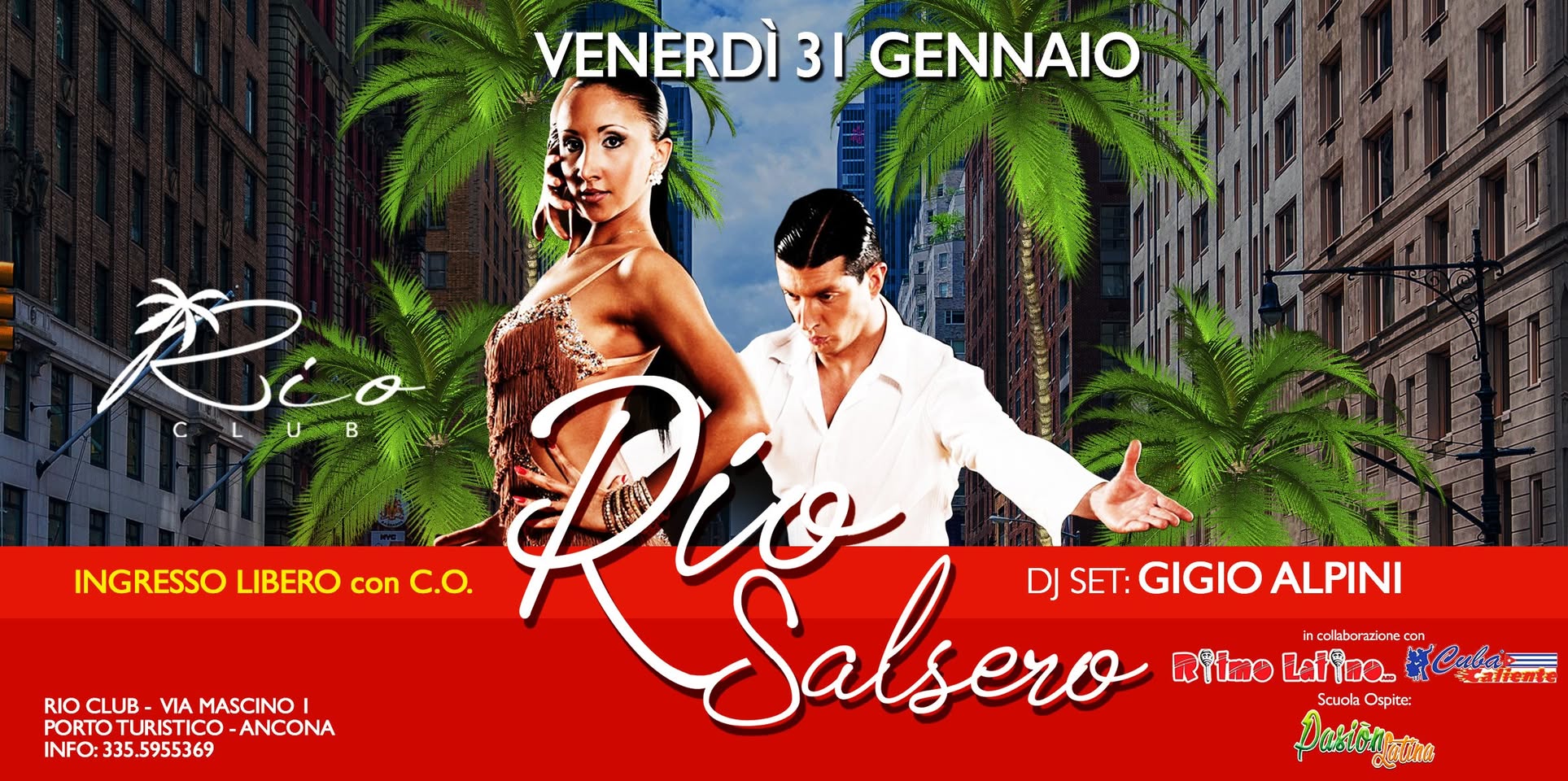 Ven 31.01 - Rio Salsero - Ingresso Libero
