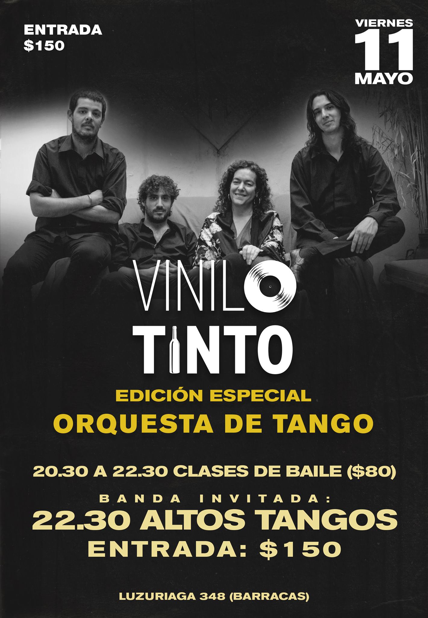 El Amague + Vinilo Tinto presentan: "Altos Tangos"