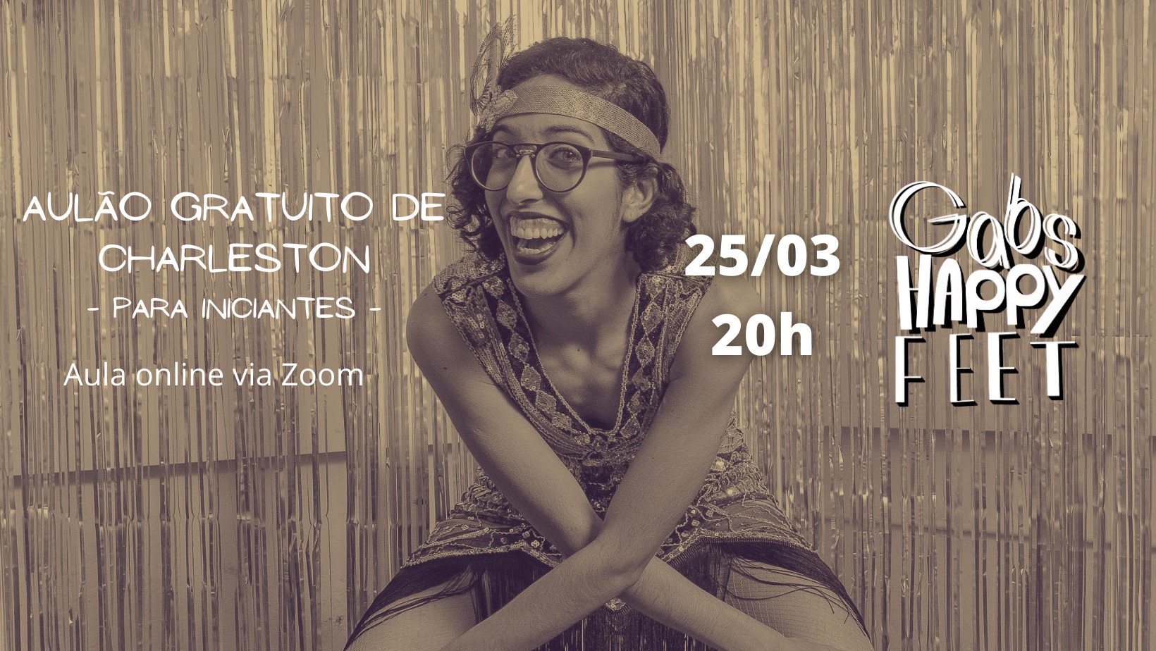 Aulão Gratuito de Charleston com Gabs Happy Feet