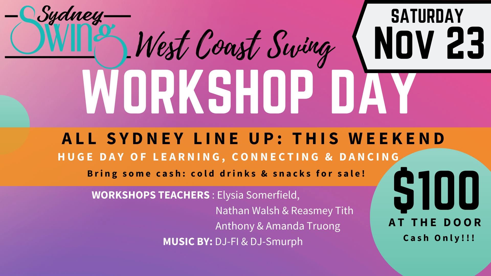 West Coast Swing - Workshop Day
