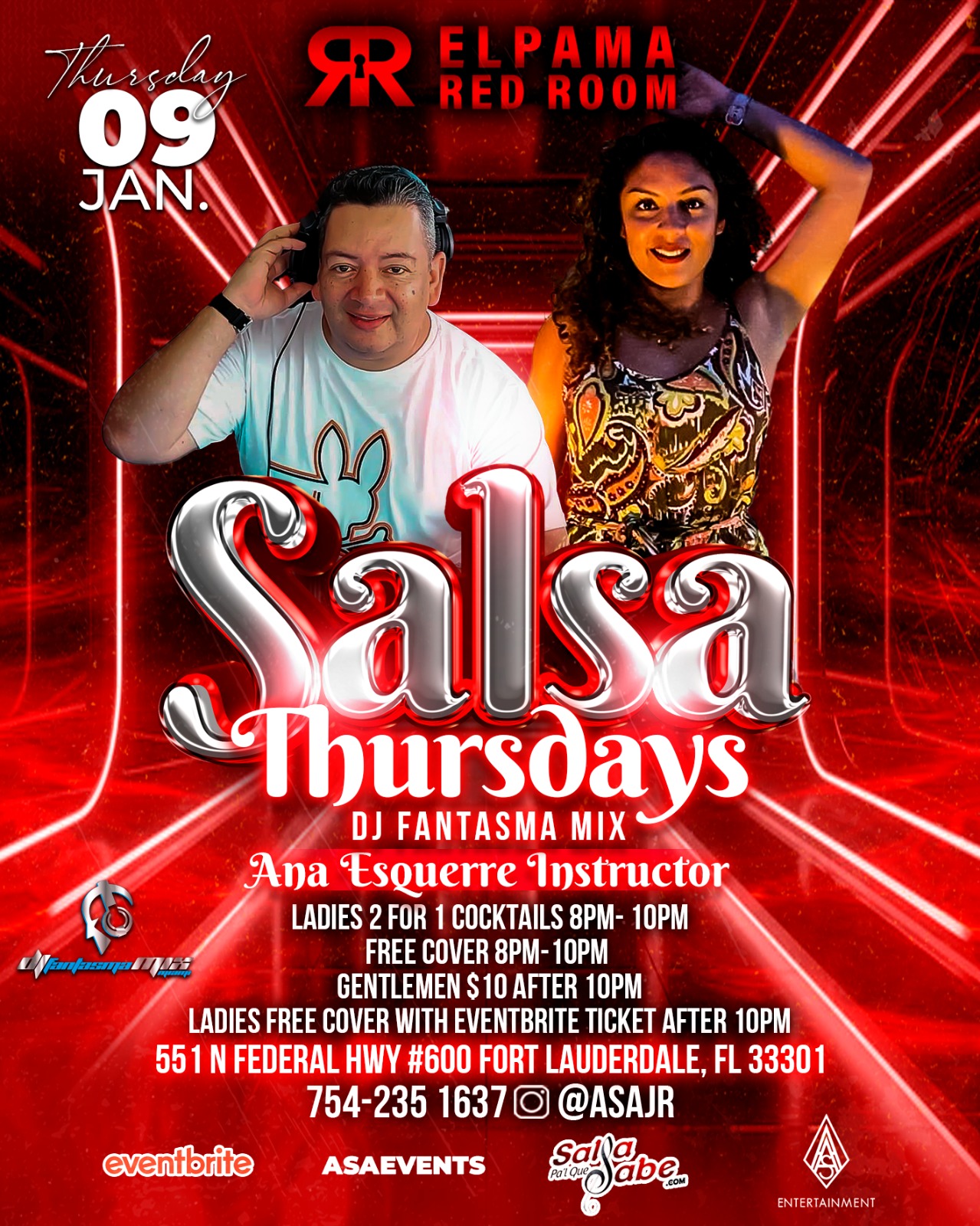 Salsa Thursdays at El Pama Red room