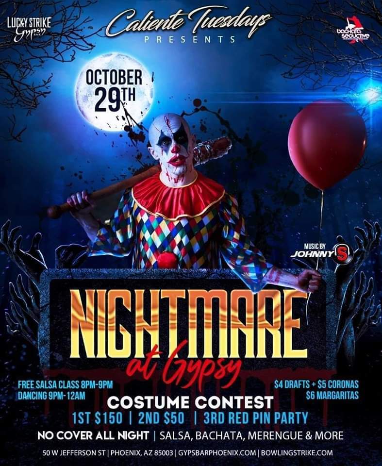 Caliente Tuesdays: Nightmare At Gypsy