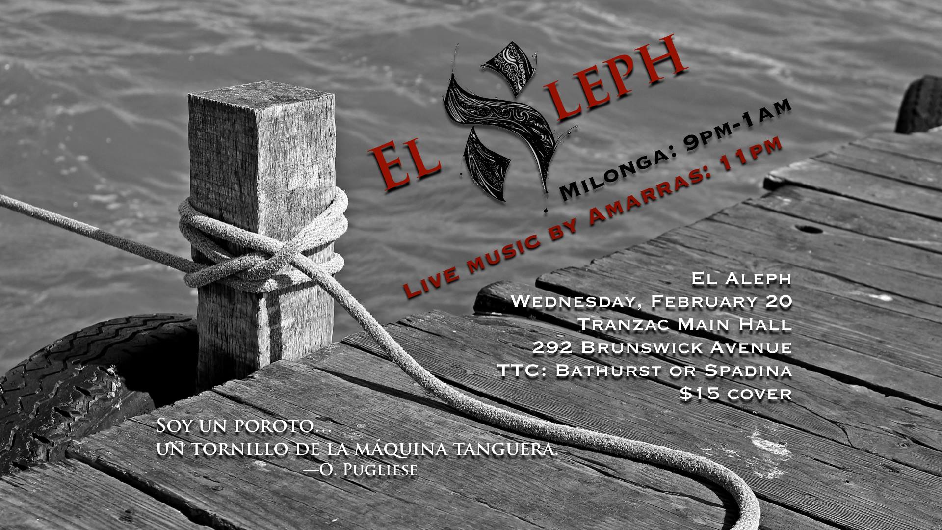 El Aleph - Wednesday February 20th