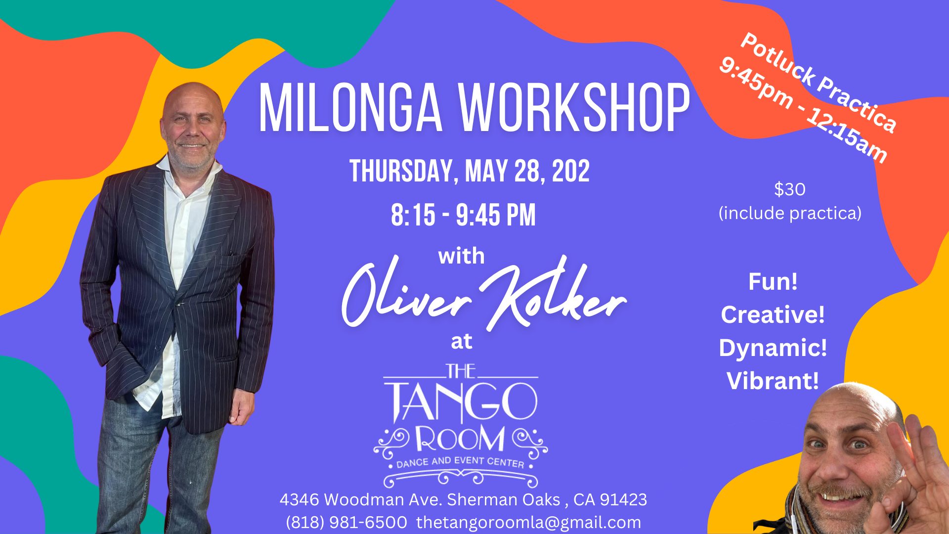 THE ULTIMATE MILONGA WORKSHOP with OLIVER KOLKER!