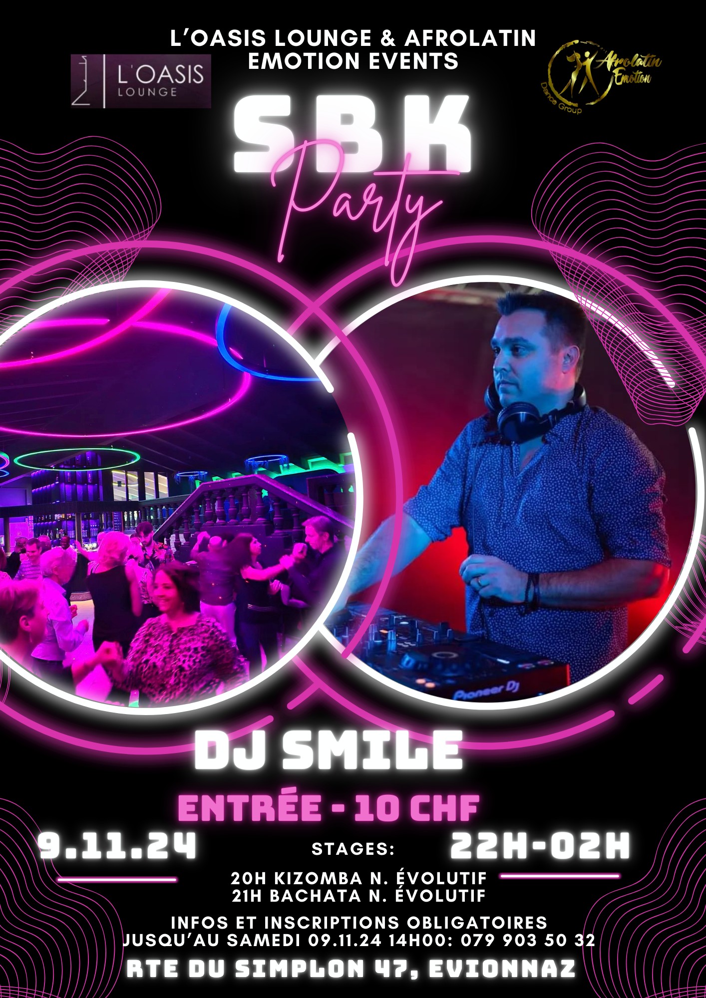 SOIRÉE SBK A EVIONNAZ