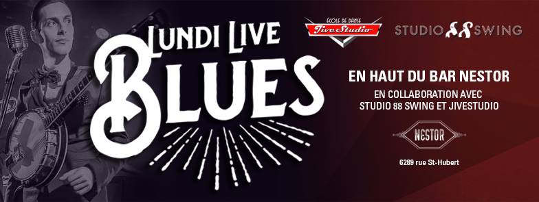 Soirée LIVE blues avec le Pat Loiselle Blues Combo au Nestor "En Haut"! Special guest DJ 100% Vinyl, Costa the Conjurer!