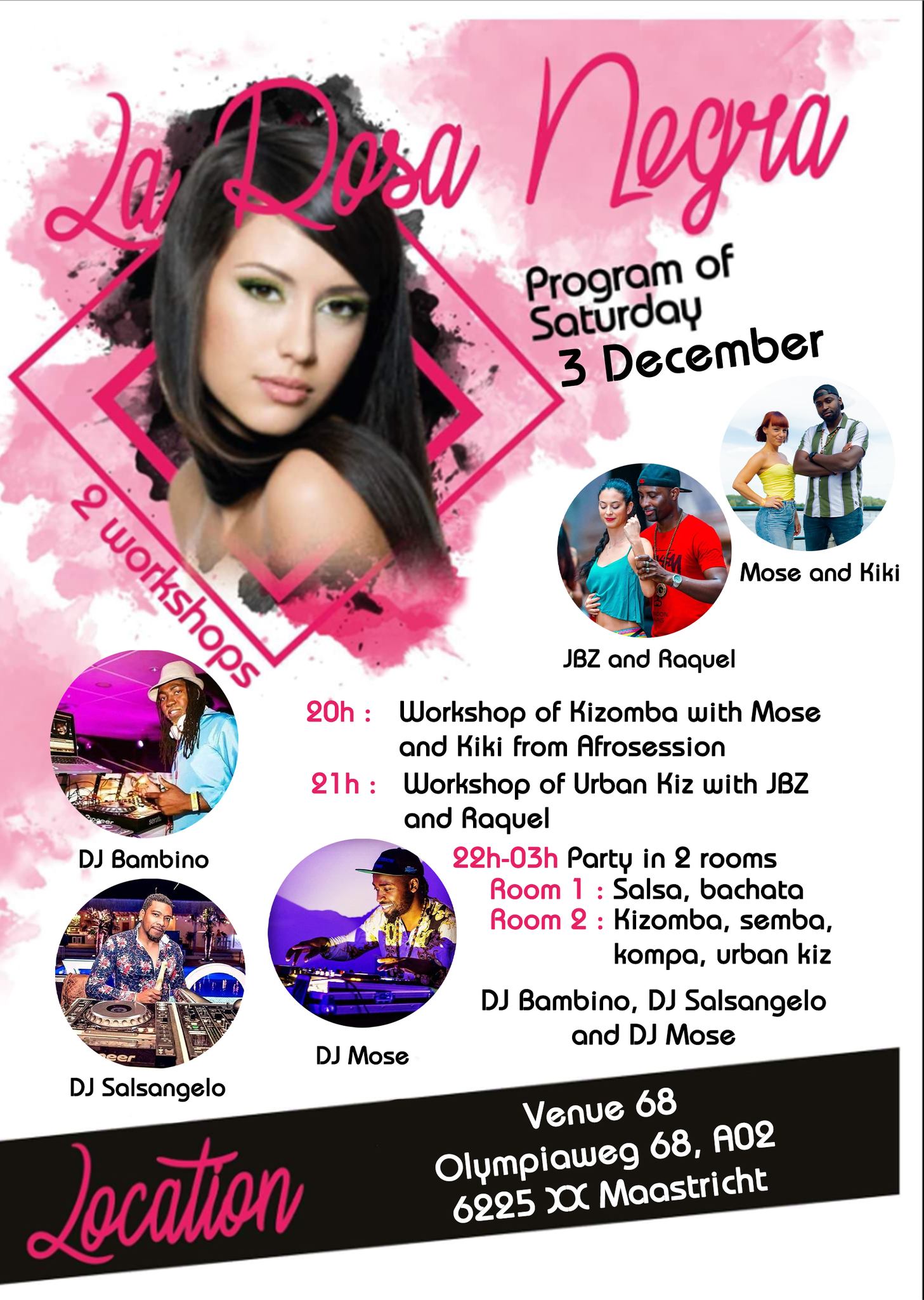 La Rosa Negra Sat. 3 December