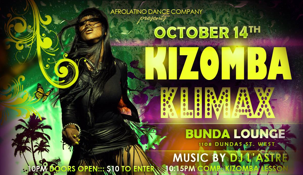 ★♫★ Kizomba Klimax At Bunda Lounge - Friday OCT. 14th ★♫★
