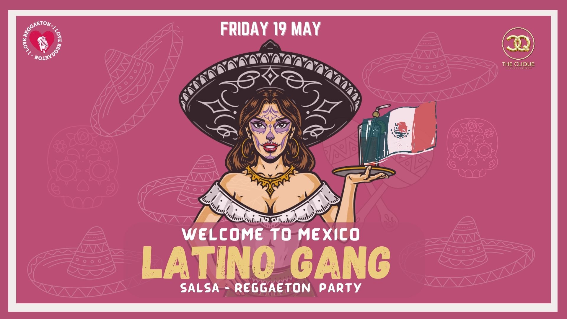 LATINO GANG Salsa - Reggaeton Party WELCOME TO MEXICO