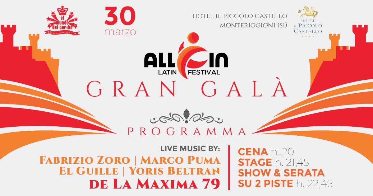 Gran Galà Allin Latin Festival 2019 - Sabato 30 Marzo