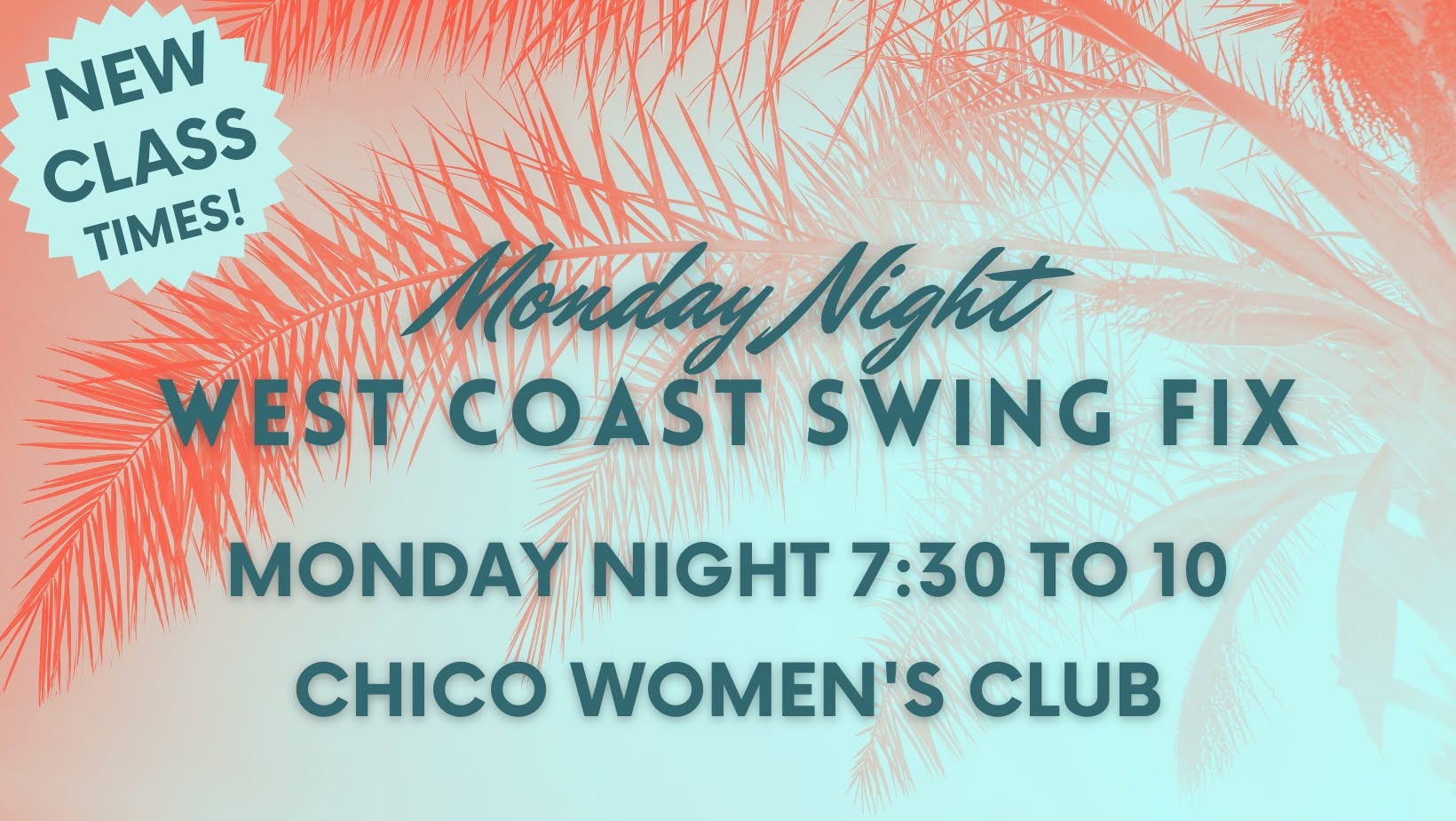 Monday Night West Coast Swing Fix