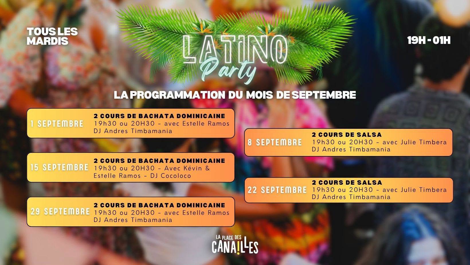 LATINO PARTY by La Place des canailles 💃🏻 Salsa y Bachata