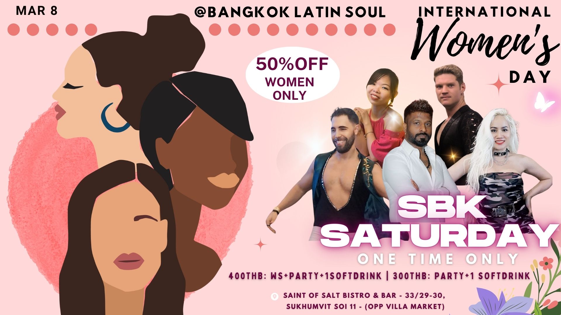 ๐ ๐ฆ๐๐ ๐ฆ๐๐ง๐จ๐ฅ๐๐๐ฌ - ๐ถ๐๐ ๐ป๐๐๐ ๐ถ๐๐๐ - International Women's Day Party