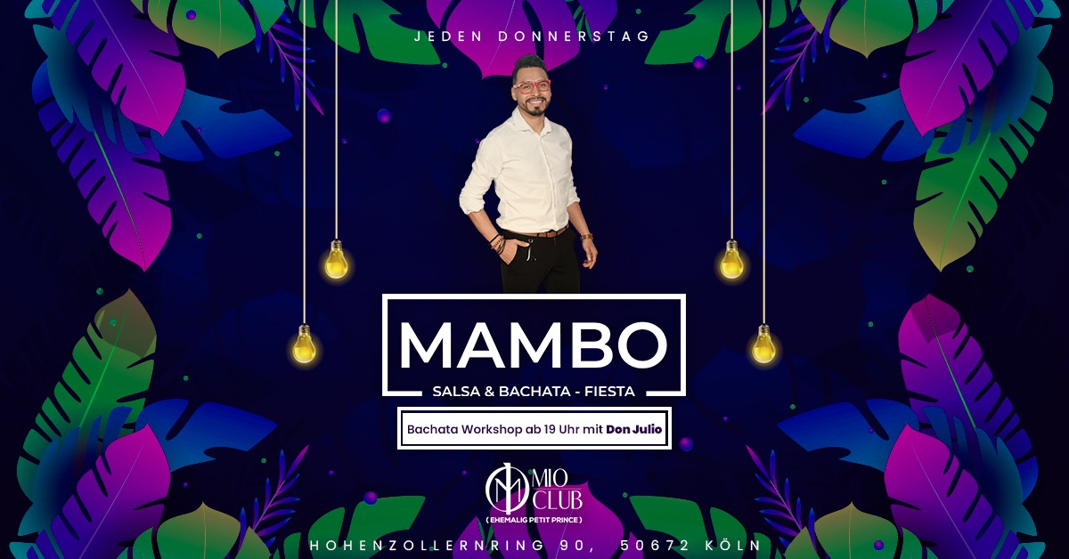 MAMBO - Salsa & Bachata Fiesta - DO 23.02