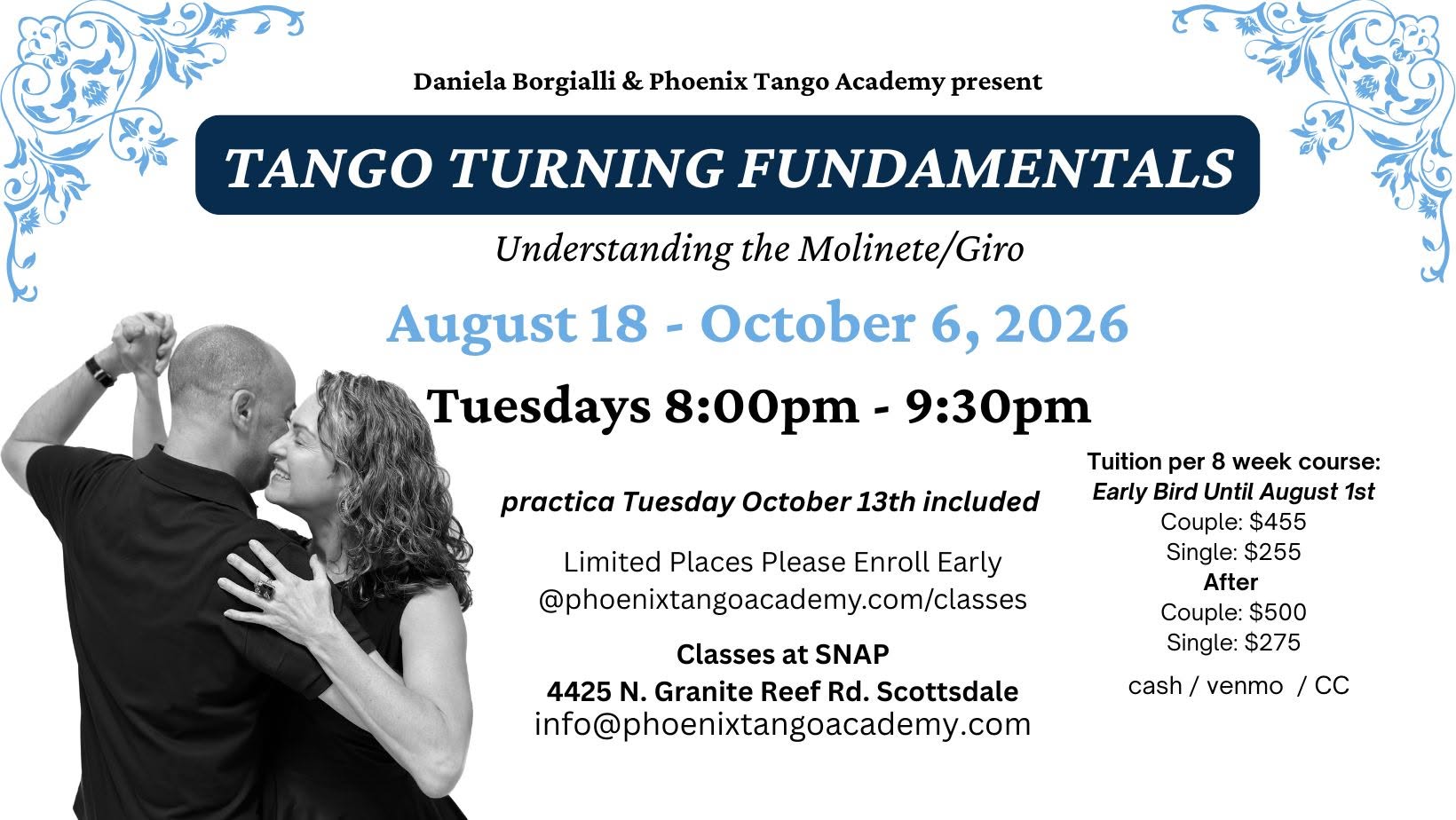 Argentine Tango Turns - a fundamental concept