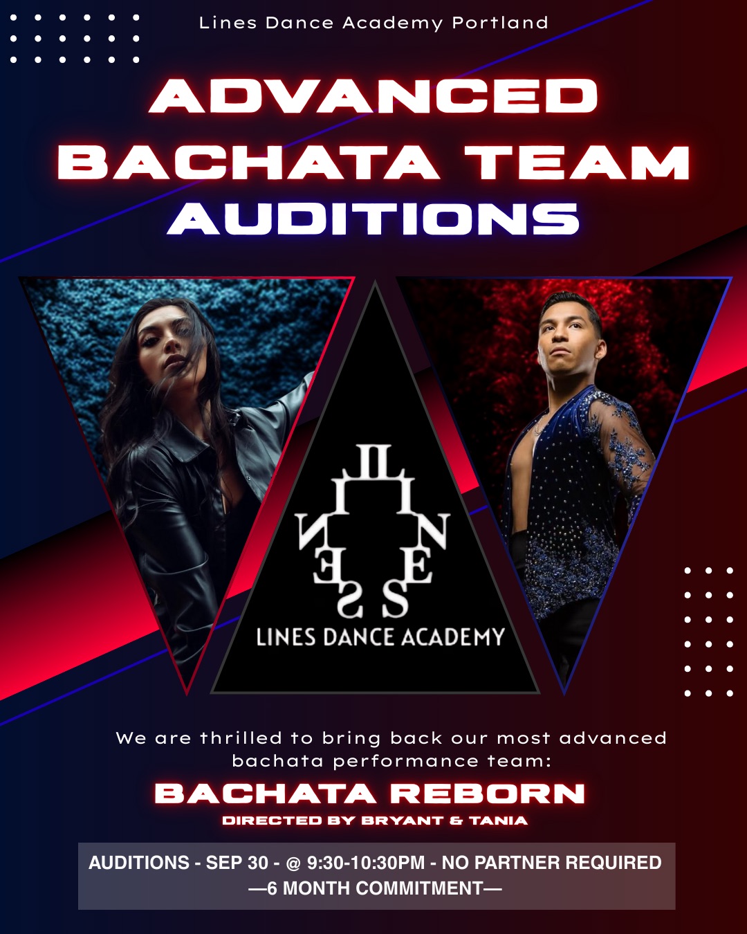 Advanced Bachata Team Auditions - LDA
